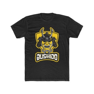 Samurai Bushido Tshirt Homme Coton Équipage Tee