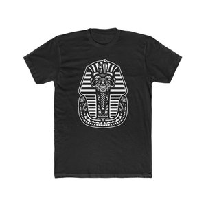 King Tut Ancient Egypt Kemet Pharoah Men&#39;s Cotton Crew Tee