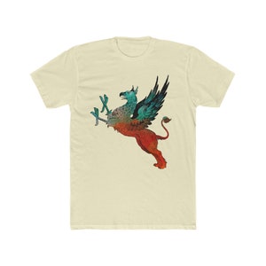 Gryphon Mythology Männer Baumwolle Crew Griffin Tshirt Tee