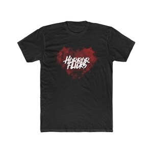 I Heart Horror Flicks Men&#39;s Cotton Crew Tee