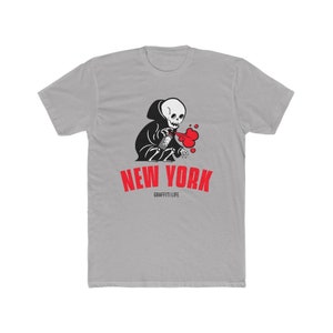ニューヨーク グラフィティ ライフ メンズ グラフィック コットン クルー T シャツ