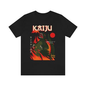 Anime Kaiju King of Monsters Lizard God Japan Unisex Graphic Short Sleeve Tee