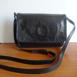 Sac femme Ann Nichols en cuir véritable mode rétro 1980