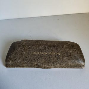 Antique glasses hard case English Harold Conway  1940