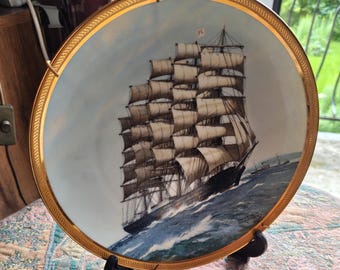 USA ship plate Golden Age of Sail