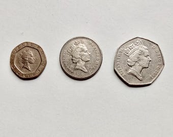 Queen Elizabeth II coins pences