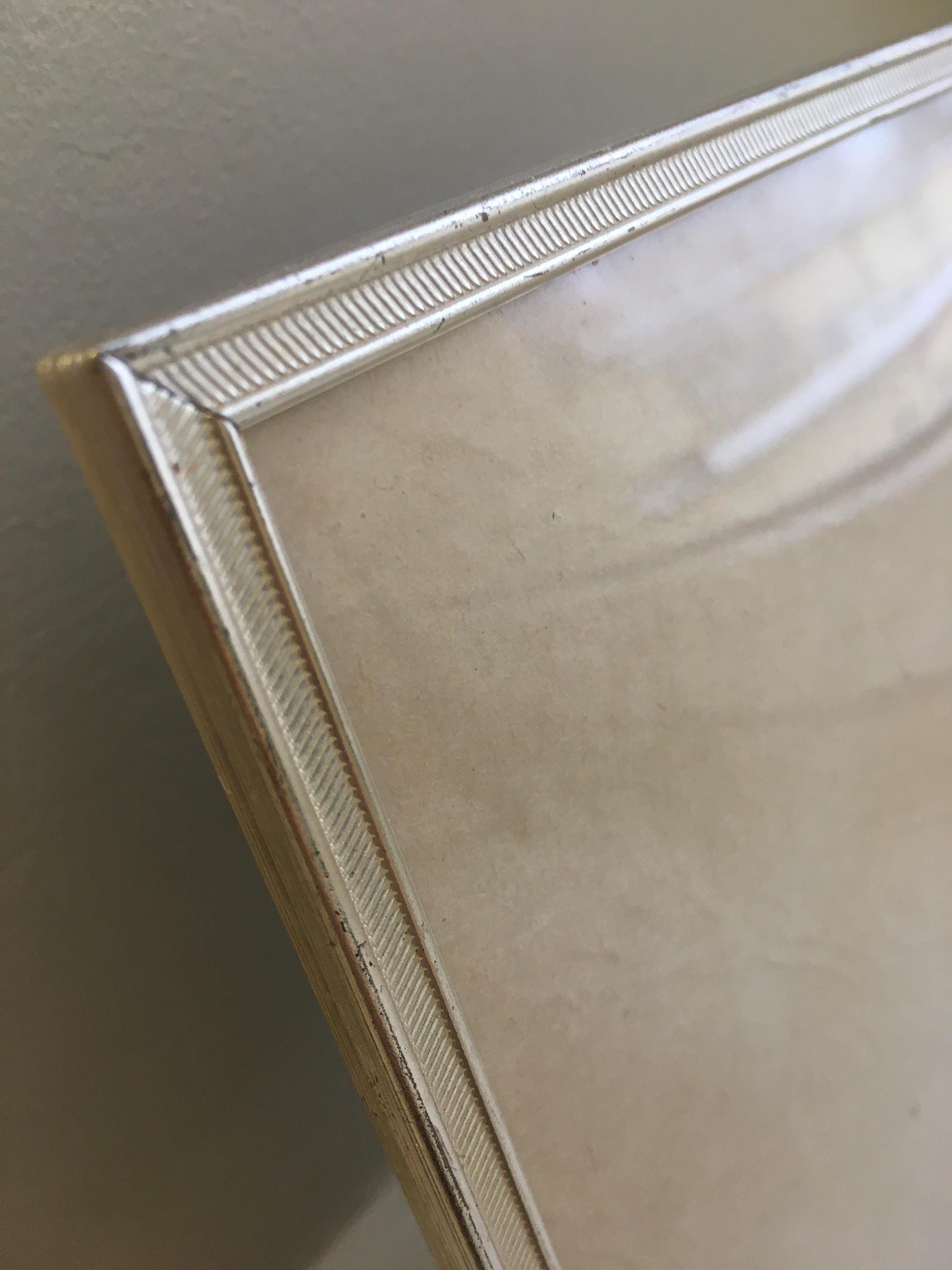 北欧ヴィンテージ　フォトフレーム４点セット　湾曲ガラス　凸ガラス　デンマーク ヴィンテージ デンマーク製 凸型ガラス 写真額縁 18,5 x 13,5 cm