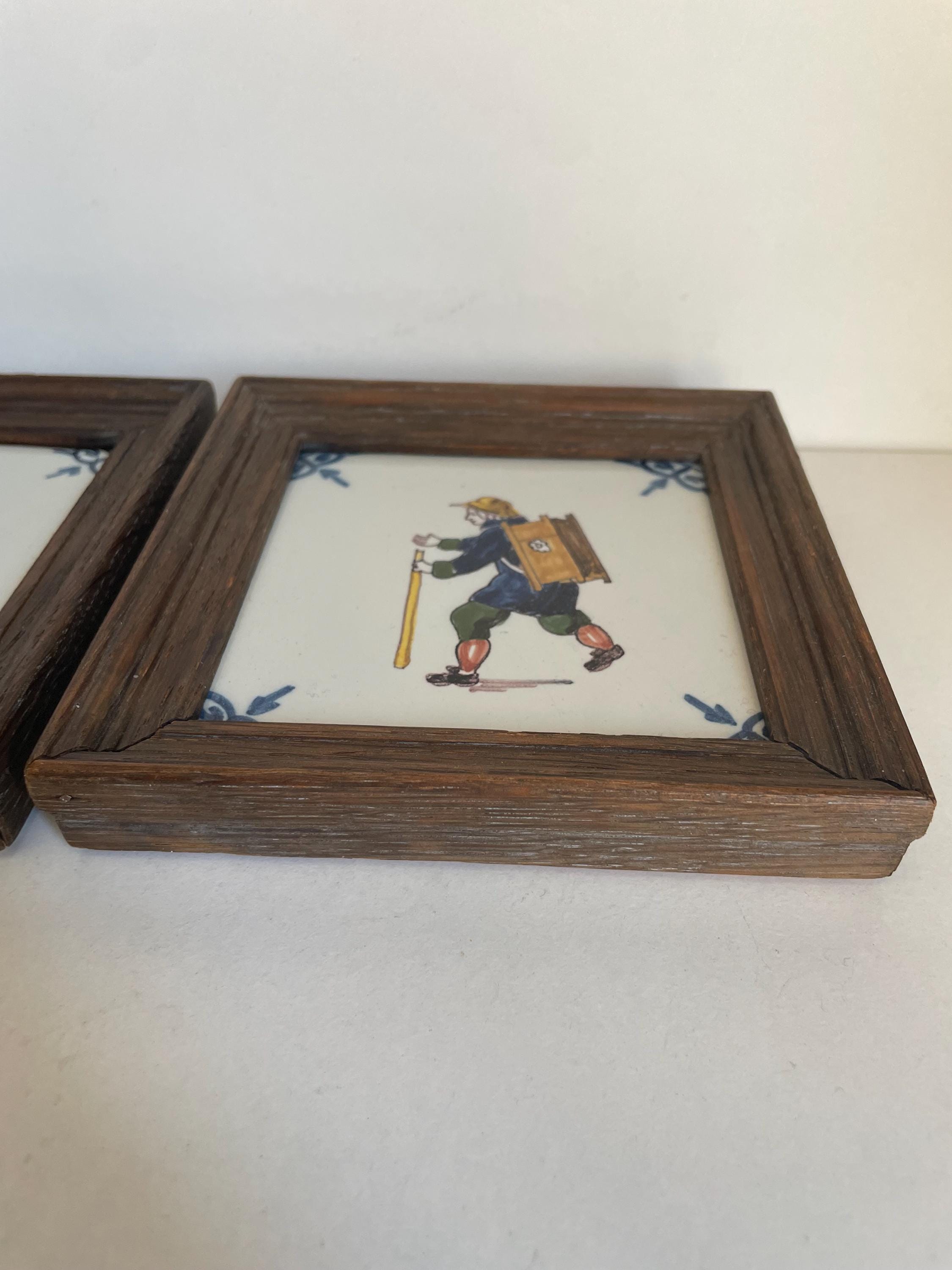 Dutch Royal Tichelaar Makkum Farm Village Ceramic Tiles - Etsy
