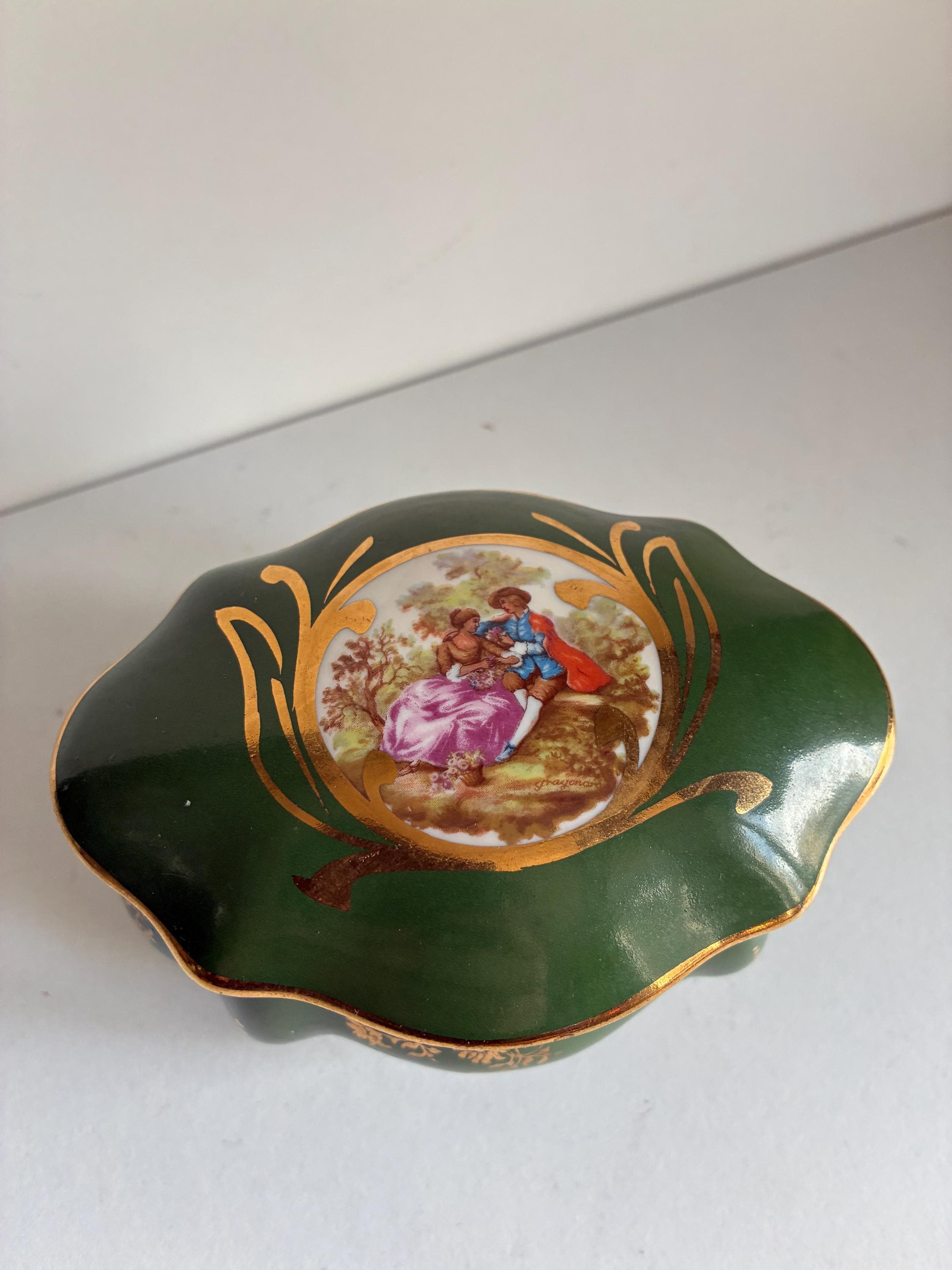 Limoges trinket box - Etsy 日本
