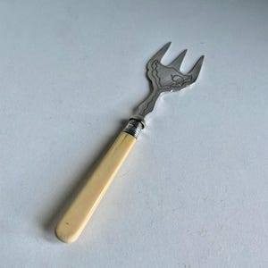 Antique silver fork EP HF. & Co. Harrison Fisher Sheffield A1 1900