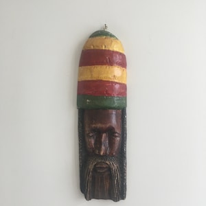 China wooden wall mask 1960s