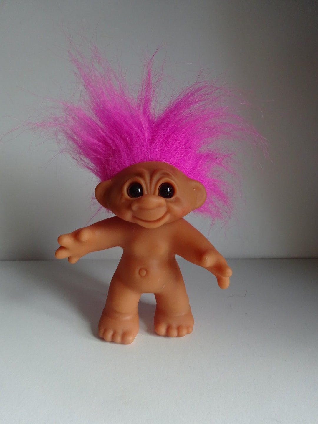 Russ Dam Doll Troll Figurine 17 Cm With Pink Hair Collectibles Toy ...