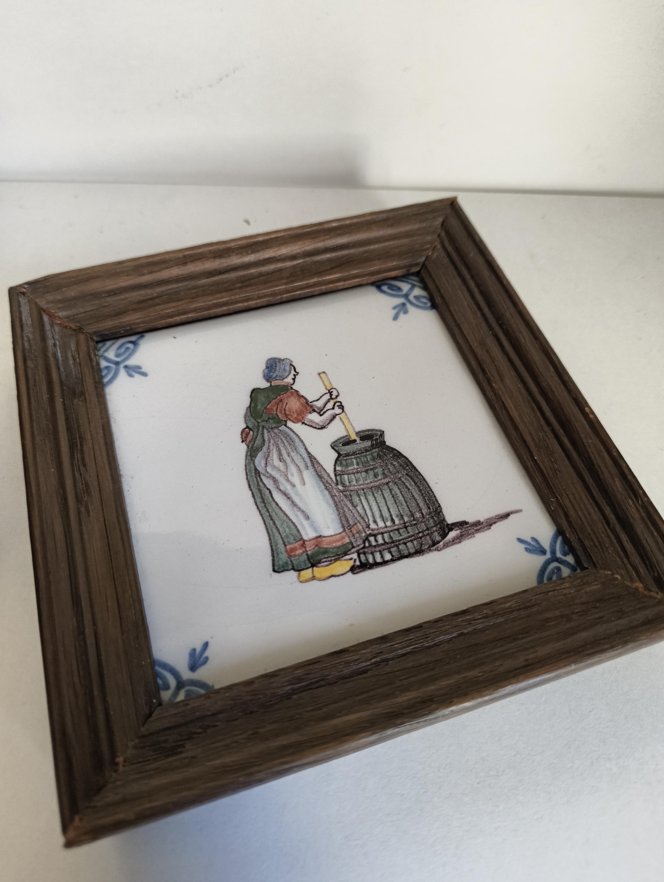 Dutch Royal Tichelaar Makkum Farm Village Ceramic Tiles - Etsy