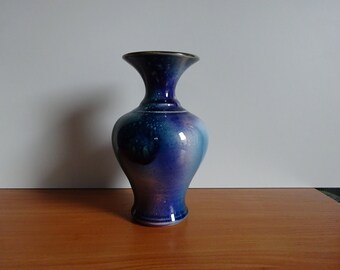 Andrew Mason English cobalt vase