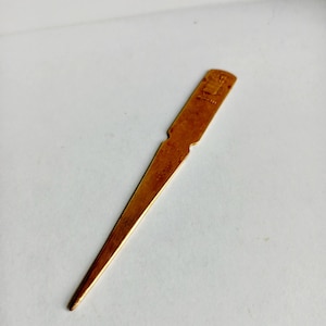 Antique brass letter opener  Zantac 300 1900