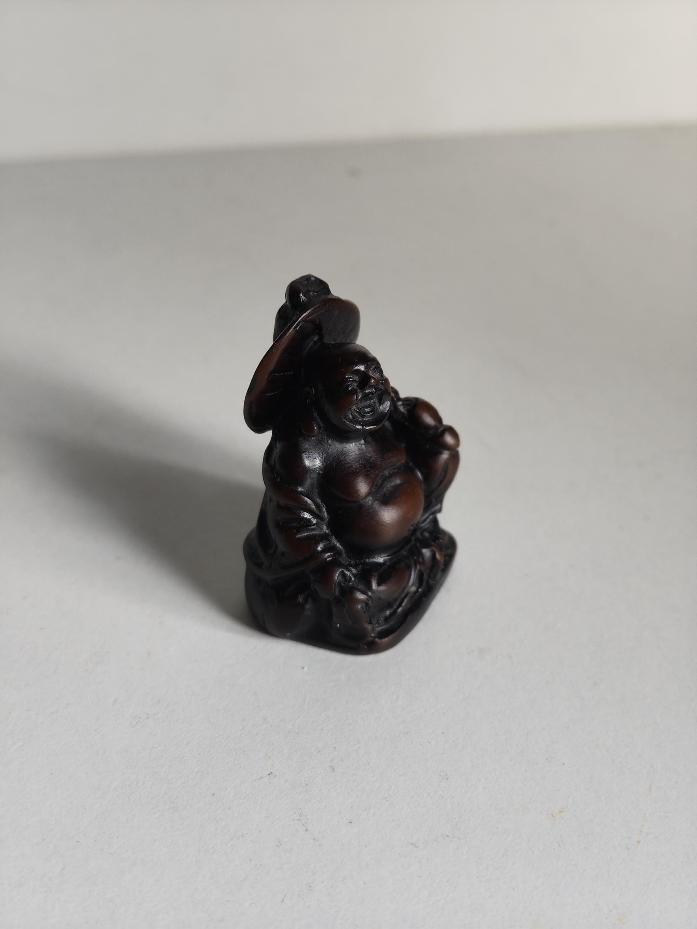 アンティーク彫刻の仏像ミニチュア - Etsy 日本