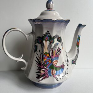 2,5 Liter Soviet Korosten factory  large teapot with firebird unused 1980