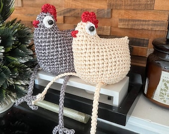 Chicken Crochet Pattern: Rooster Amigurumi Plushie (PDF + Video)