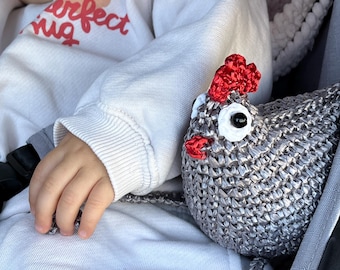 Amigurumi Chicken Crochet Pattern: Easy Easter Hen Plushie (PDF + Video)