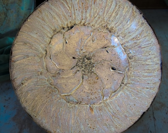 Spring Blossom Bowl – Handmade Ceramic Serving Bowl, Organic Floral Form, Nature Inspired Pottery