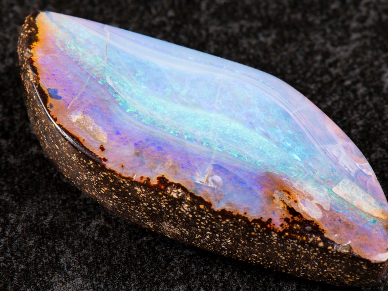 Boulder Opal 35mm x 14mm. 34.50cts image 4