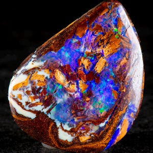 Boulder Opal 29mm x  23mm. 31.20cts Australian Boulder Opal Pendant, Natural Opal Pendant, 925 Silver Pendant, Opal Jewelry. gift for him