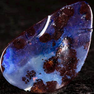 Boulder Opal 26mm x  16mm. 18.60cts Australian Boulder Opal Pendant, Natural Opal Pendant, 925 Silver Pendant, Opal Jewelry. gift for him