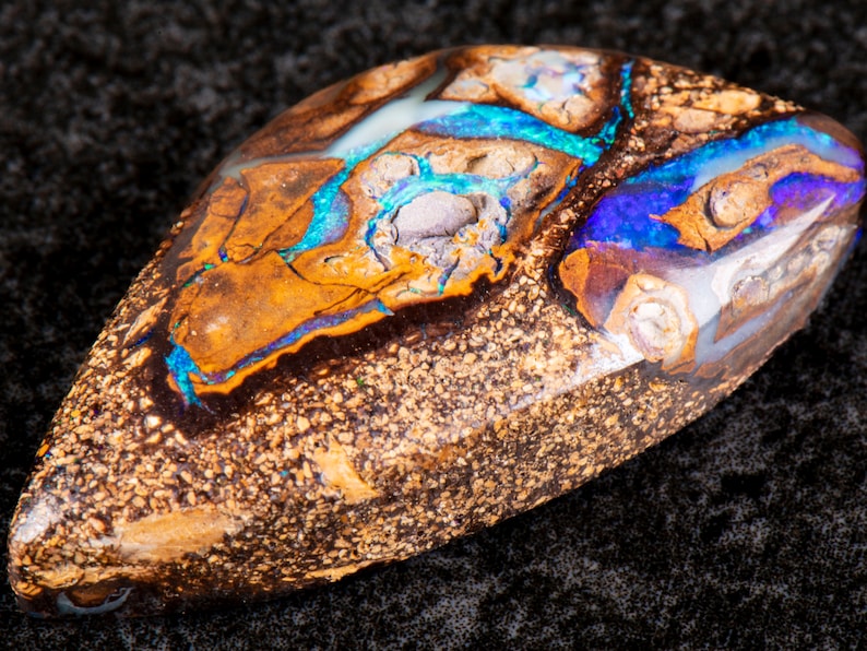 Opale Boulder 28 mm x 14 mm. 18,50cts image 7