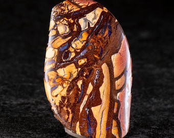 Boulder Opal 40mm x  23mm. 53.90cts Australian Boulder Opal Pendant, Natural Opal Pendant, 925 Silver Pendant, Opal Jewelry. gift for him