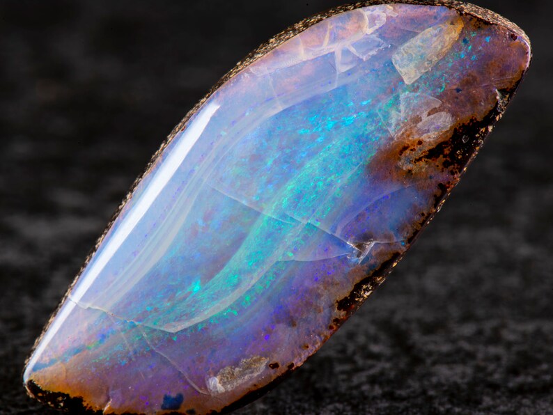 Boulder Opal 35mm x 14mm. 34.50cts image 1