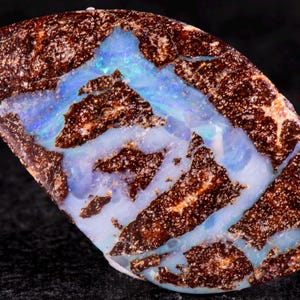 Boulder Opal 32mm x  15mm. 19.65cts Australian Boulder Opal Pendant, Natural Opal Pendant, 925 Silver Pendant, Opal Jewelry. gift for him