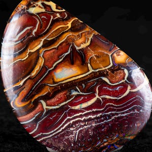 Boulder Opal 32mm x  22mm. 38.45cts Australian Boulder Opal Pendant, Natural Opal Pendant, 925 Silver Pendant, Opal Jewelry. gift for him