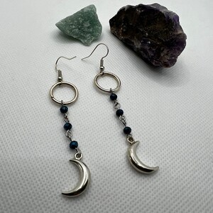 Moon Dangle Earrings