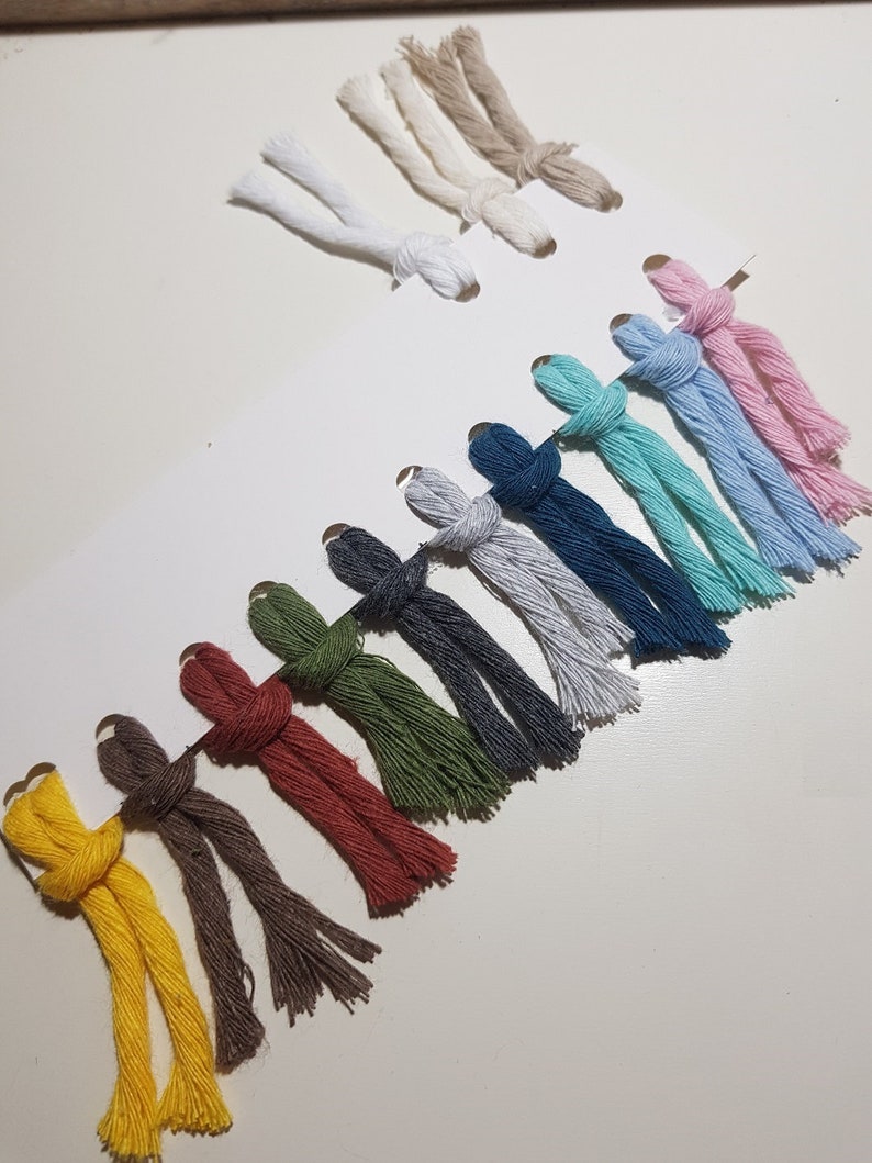 Macrame keychain with 2 wooden balls and Karabian accessories
