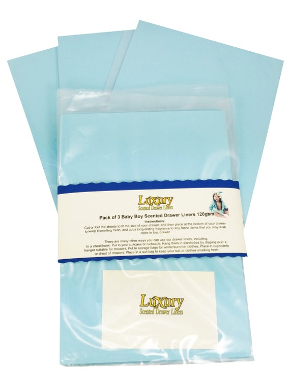 Baby Boy Luxury Scented Drawer Liners 120gsm Ideal Gift Etsy