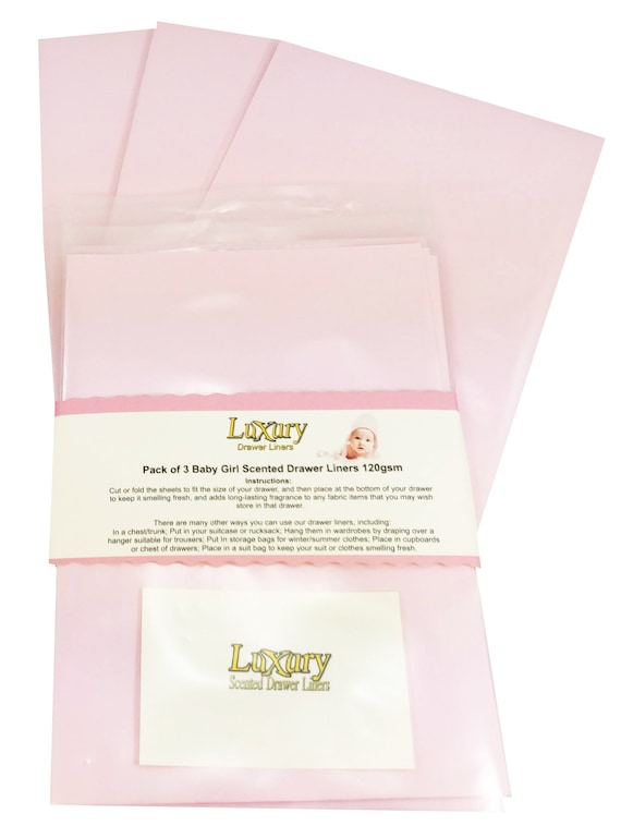 Baby Girl Luxury Scented Drawer Liners 120gsm Ideal Gift Etsy