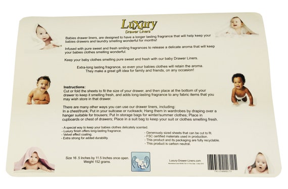 Baby Boy Luxury Scented Drawer Liners 120gsm Ideal Gift Etsy