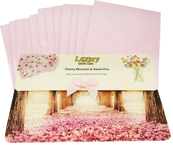 Cherry Blossom Sweet Pea Luxury Scented Drawer Liners 120gsm Etsy