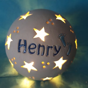 Mini name lamp beautiful memory with name personal for birth consolation grieving parents with name starlight lantern light ball