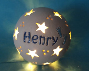 Mini name lamp beautiful memory with name personal for birth consolation grieving parents with name starlight lantern light ball