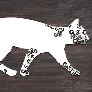 Free Free Easy Cat Mandala Svg