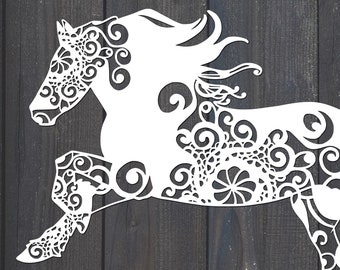 Download 47+ Free Horse Mandala Svg PNG Free SVG files | Silhouette ...