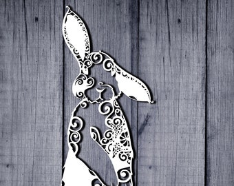 Download Mandala Rabbit Svg Etsy