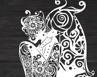 Download Fairy Mandala Svg Free For Cricut - Layered SVG Cut File ...