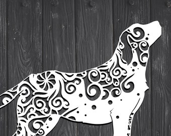 Download Dog Mandala Svg Etsy