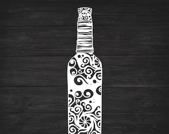 Download Mandala Wine Svg Etsy