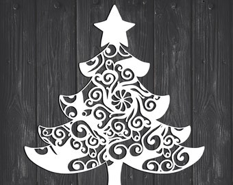 Download Holiday Mandala Svg Etsy
