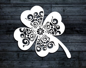 Download Shamrock Mandala Svg Etsy