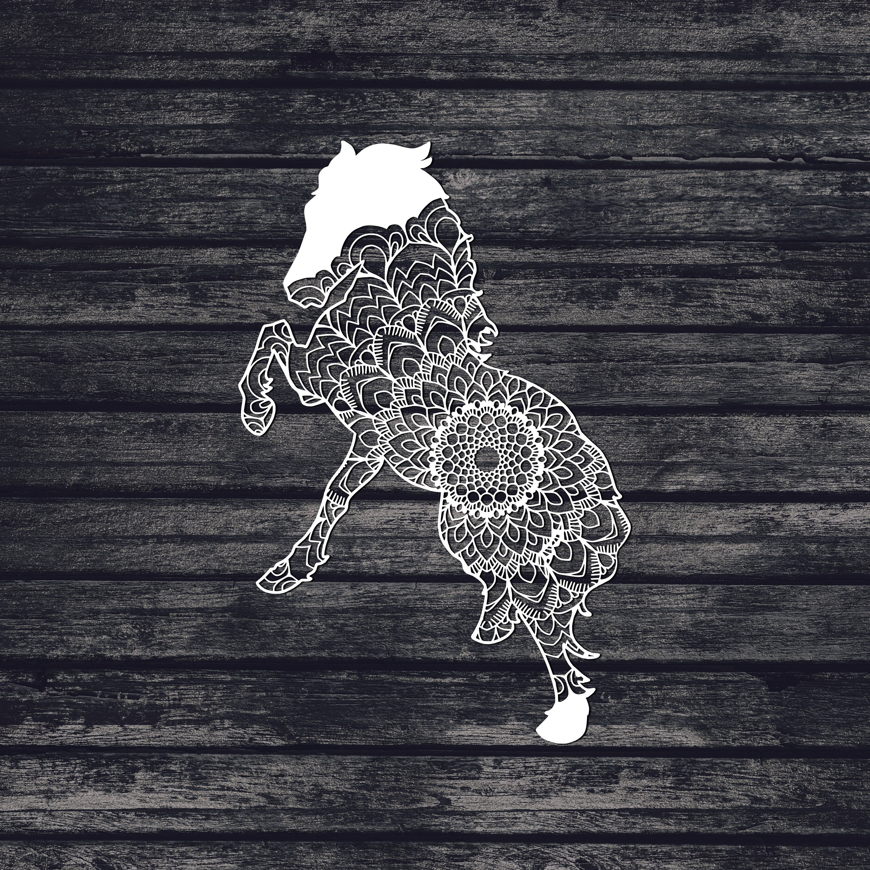 Download Horse Svg, Mandala Svg