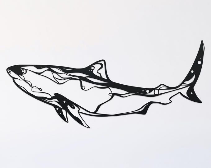inky tiger shark svg cut file, glowforge file, vinyl template, laser cut file, animals svg, cuttable animal svg, clipart png